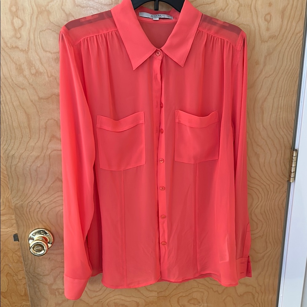 Guess Coral Blouse